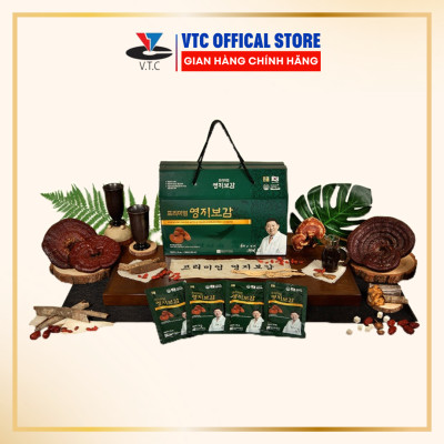 Tinh Chất Hồng Sâm Linh Chi Hàn Quốc 6 Năm Tuổi - Hộp 30 gói x 70ml