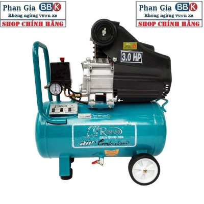 [chính hãƞg] Máy Nén Khí Có Dầu Liền Trục ROMANO 3.0 HP 30L, máy nén khí 100% dây đồng, Bảo hành 1 Năm