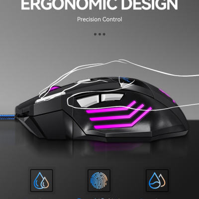 Chuột Gaming T-Wolf X1 Led USB - Hàng Chính Hãng