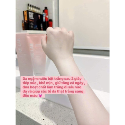 Kem body RE:LAB Whitening Body Lotion 200ml , Nâng tone dưỡng trắng da, làm đều màu da