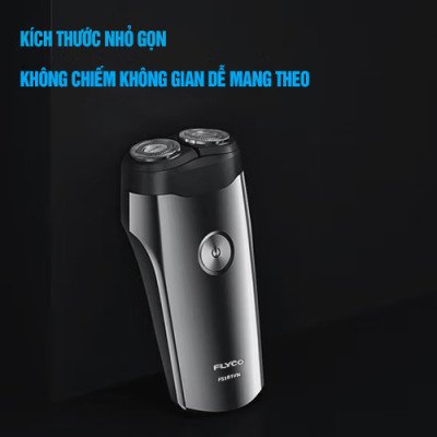 Máy Cạo Râu Flyco 2 Lưỡi Kép FS181VN Thân Máy Kháng Nước - Hàng Chính Hãng