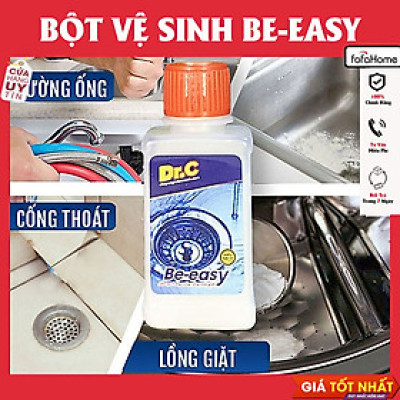 Bột Làm Sạch Đường Ống Thoát, Chậu Rửa, Lavabo, Lồng Máy Giặt, Thông Bồn Cầu Dr.C Chai 100gr