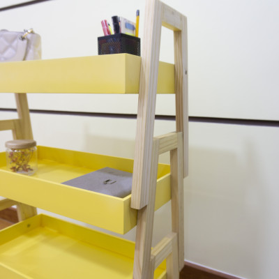 COMBO 3 KỆ GỖ ĐA NĂNG HÀN QUỐC MWFURNITURE MÀU VÀNG - COMBO 3 ACASE YELLOW