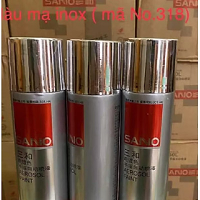 Chai sơn xịt mạ màu inox mạ crôm 