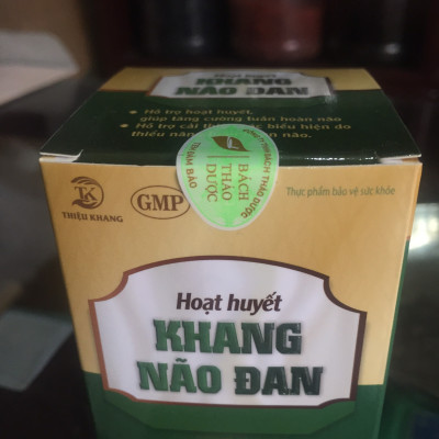 Thực phẩm bảo vệ sức khỏe KHANG NÃO ĐAN (Hộp 100g)