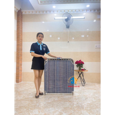 Giường xếp lưới khung inox ĐẠI THÀNH mẫu mới MM03