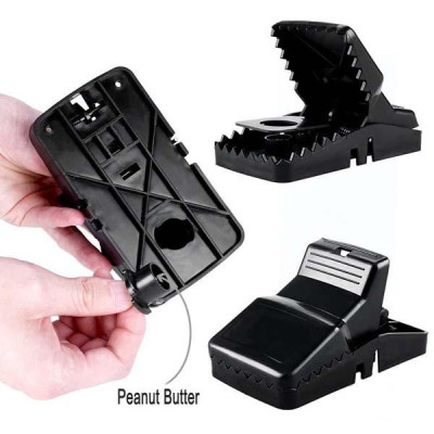 Kẹp bẫy chuột nhựa siêu nhạy, bẫy chuột thông minh kiểu hàm kẹp