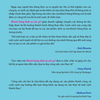 Khách Hàng Thật Sự Cần Gì?