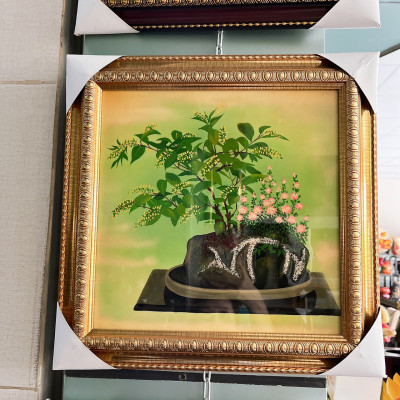 Tranh Sơn Mài Tĩnh vật Cao Cấp 30X30 cm