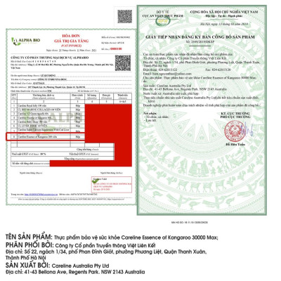 Viên uống tăng cường sinh lý nam Careline Essence Of Kangaroo 30000max giúp bổ thận tráng dương Hộp 60 viên