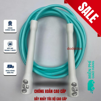 Dây nhảy tốc độ PVC dài 3m, đường kính 6mm cao cấp bền bỉ - Hàng chính hãng dododios, Dây Nhảy Chống Xoắn