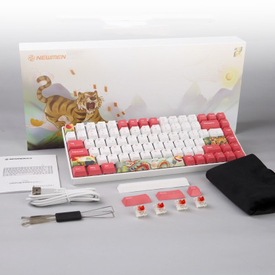 Bàn phím cơ không dây Newmen GM840 - Hàng Chính Hãng 