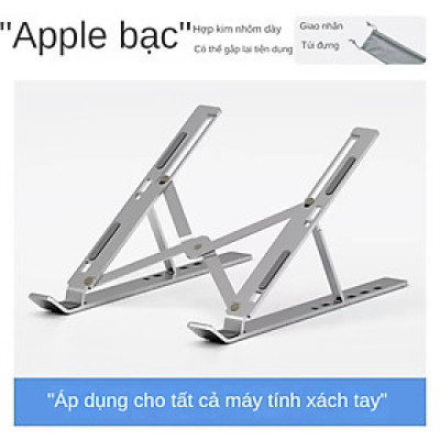 Giá Đỡ Tản Nhiệt Laptop/ Máy tính bảng/ Ipad để bàn chất liệu hợp kim nhôm loại cao cấp nhất (Giao màu ngẫu nhiên) Hút Gió Tương Thích Với Mọi Loại Laptop Đế Nhôm Gập Dành Cho Macbook Gấp Gọn Tiện Dụng - Hàng Nhập Khẩu