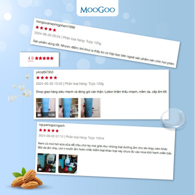 Kem dưỡng ẩm phục hồi khẩn cấp thẩm thấu nhanh chứa Ceramides cho da nhạy cảm, rôm sảy, chàm sữa, viêm cơ địa - Moogoo