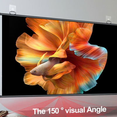 Màn chiếu treo tường Lite Tỉ lệ 16:9-  hiệu Apollo nhẹ gọn, dễ lắp đặt bằng móc treo. Kích thước 60 inch, 72 inch, 80 inch và 100 inch- Hàng nhập khẩu