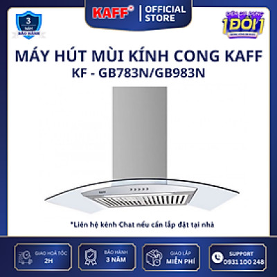 Máy hút mùi kính cong 900mm KAFF KF-GB983N - Hàng Chính Hãng