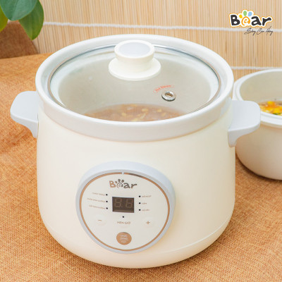 Nồi Nấu Cháo, Nấu Chậm 1.5L Bear SB-NNC15 (120W) - Hàng chính hãng