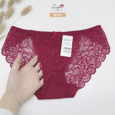 Quần Lót Nữ Ren Cạp Vừa Cao Cấp LUPERI LU3QL762 Kháng Khuẩn Khử Mùi Co Giãn Tốt Không Xù