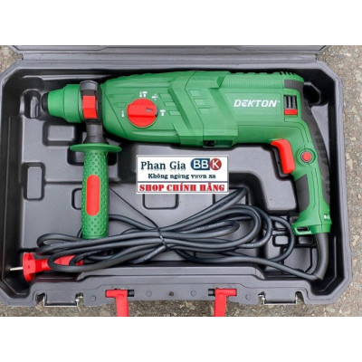 MÁY KHOAN BETONG 3 CHỨC NĂNG DEKTON-DKRH2603C GÀI MŨI SDS PLUS-CÔNG SUẤT 1050W