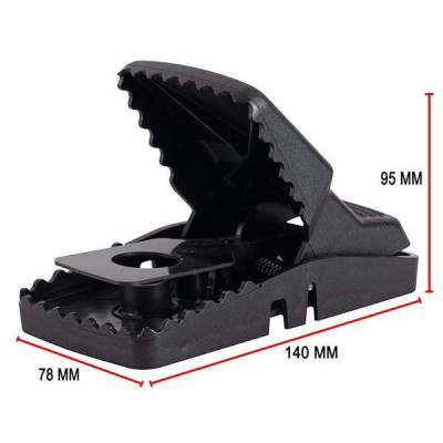 Kẹp bẫy chuột nhựa siêu nhạy, bẫy chuột thông minh kiểu hàm kẹp