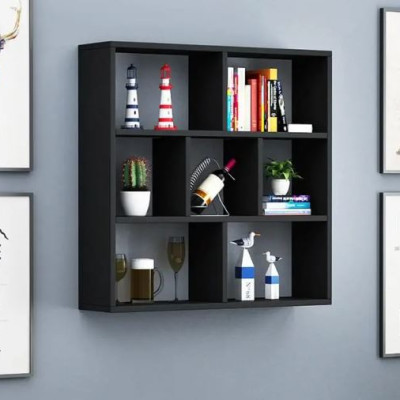 Kệ Sách Treo Tường Tối Giản, Hiện Đại Juno Sofa CTKT242 KT 80x80x20cm