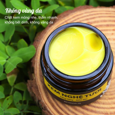 Kem nghệ tươi dưỡng da trắng mịn, sạch sạm nám Wonmom 50g