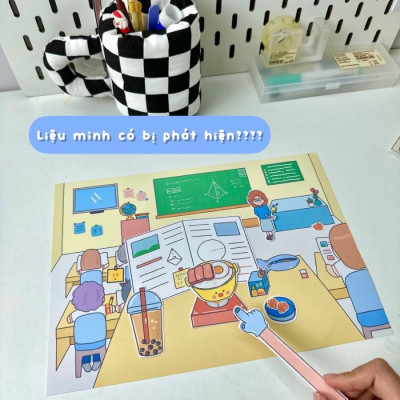 Bộ Tranh Tương Tác Cô Tiên Xanh - Lớp Học Bất Ổn