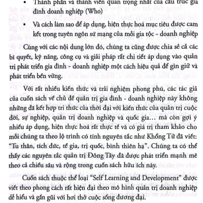 Thịnh Vượng Gia Tộc ( Bìa Mềm)