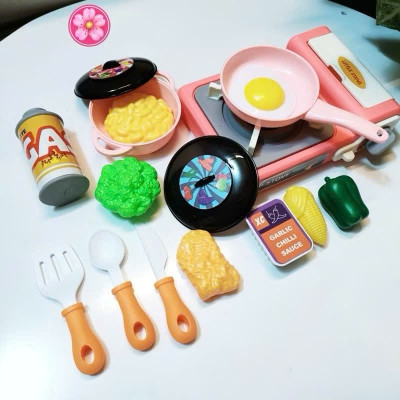 Đồ Chơi Nấu Ăn Cho Bé 16 Chi Tiết Happy Kitchen