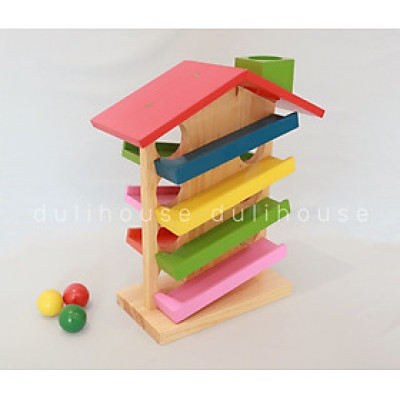 Đồ chơi gỗ Dulihouse Ngôi nhà thả bi cho bé