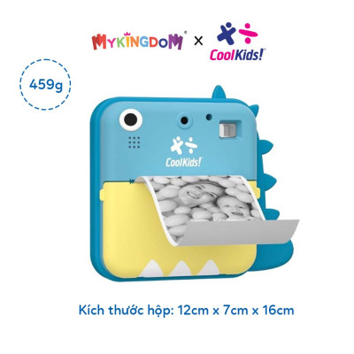 Đồ Chơi COOLKIDS Máy Chụp Ảnh Lấy Liền Khủng Long Tinh Nghịch YT019/BL