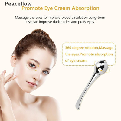 Cây massage bi Lăn Mắt Mini, Cây Lăn Mặt Thoa Kem Dưỡng Chất Chống Thâm Quầng Trẻ Hóa Làn Da