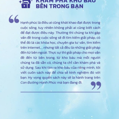 Sách - KHÁM PHÁ KHO BÁU BÊN TRONG BẠN - Đúc kết từ sự chiêm nghiệm & trải nghiệm thực tế