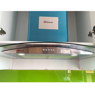 Máy hút mùi kính cong Grasso GS 2 - 900 (Hàng chính hãng)