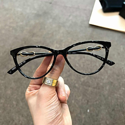 Kính Mắt mèo thời trang gọng xoắn thời trang Korea