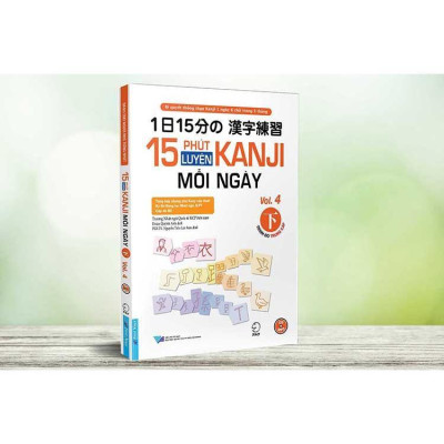 Sách - 15 Phút Luyện Kanji Mỗi Ngày - Vol.4