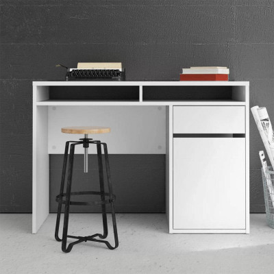 Bàn làm việc bằng gỗ kiểu dáng nhỏ gọn SMLIFE Dekao