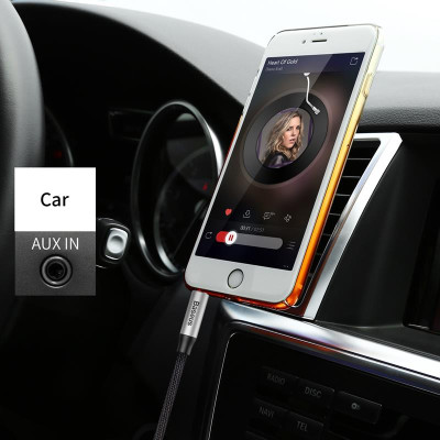 Dây cáp âm thanh AUX Audio 3.5mm Baseus M30 100cm - hàng chính hãng