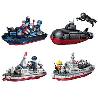 QMAN - 22016 Bộ xếp hình Chuỗi nhiệm vụ sấm sét 1 Hộp ngẫu nhiên 