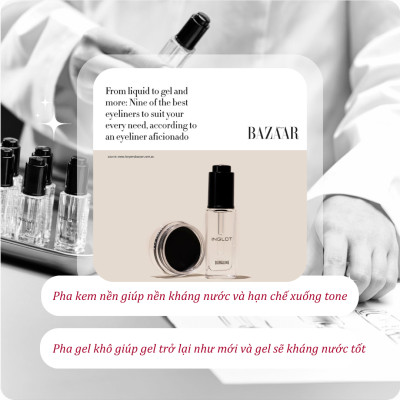 Tinh chất pha kem nền, gel eyeliner, nhũ mắt Inglot Duraline (9ml)