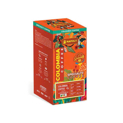 Cà Phê Arabica COLOMBIA - Hương Vị Cổ Điển, Chua Thanh Vị Nho - Rang Nguyên Hạt Dùng Pha Máy/Phin 250g/túi