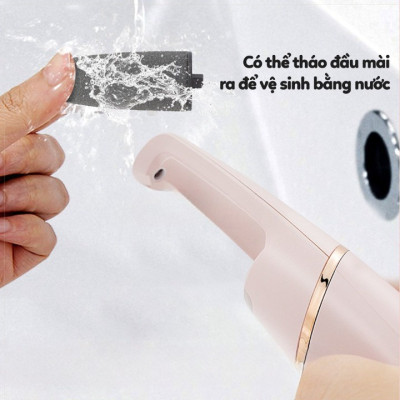 Máy Chà Gót Chân Tẩy Tế Bào Chết Tự Động, Máy Chà Gót Chân Cá Nhân 2 Đầu Mài, Sạc Pin Tiện Lợi - HÀNG CHÍNH HÃNG MINIIN