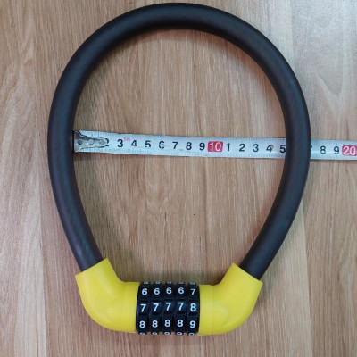 Khóa dây 5 số chống trộm xe đạp, máy, khóa cổng, cửa kính cực chắc chắn loại to