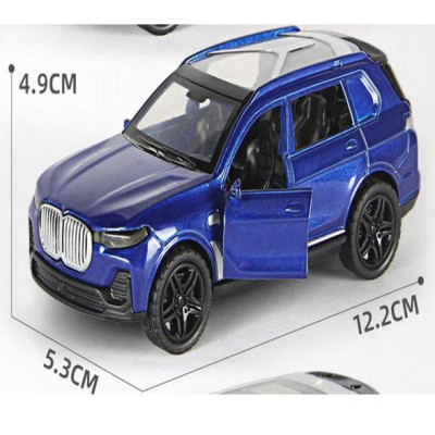 3641D Mô hình xe ô tô kim loại - bộ 12 chiếc (KT 12x5.3x4.8cm)