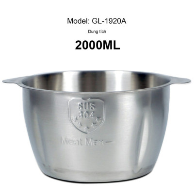 Máy xay thịt Gali GL-1920A Dung tích 2 Lít, Motor 100% bằng đồng, có 2 tốc độ xay. Hàng chính hãng chất lượng cao, bảo hành 24 tháng