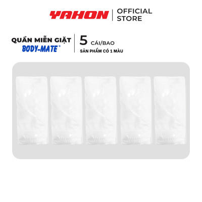 Bao Quần Lót Miễn Giặt Tiện Lợi BODY-MATE Nữ, 5 Cái/Bao