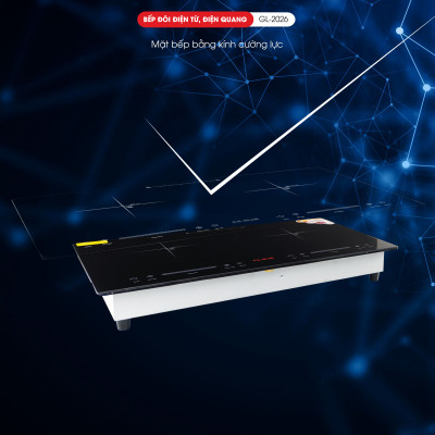 Bếp điện từ, điện quang, hồng ngoại đặt âm Gali GL-2025, 2in1, 3600w hàng chính hãng nhập khẩu Gali bảo hành 24 tháng.