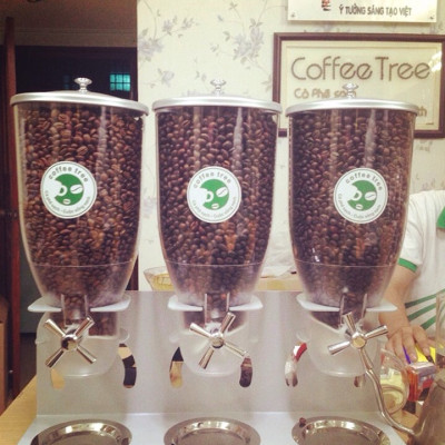 Cà phê hạt 100% nguyên chất truyền thống số 2 Coffee Tree 1kg đậm đà, thơm ngon, gu vừa