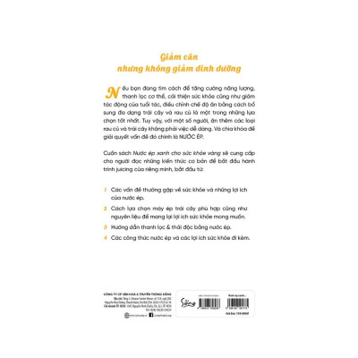 Juice - Nước Ép Xanh Cho Sức Khỏe Vàng  - Bản Quyền