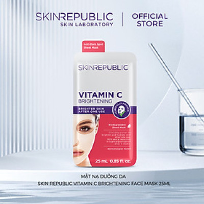 Mặt nạ dưỡng da Skin Republic Vitamin C Brightening Face Mask 25ml